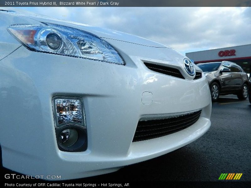 Blizzard White Pearl / Dark Gray 2011 Toyota Prius Hybrid III
