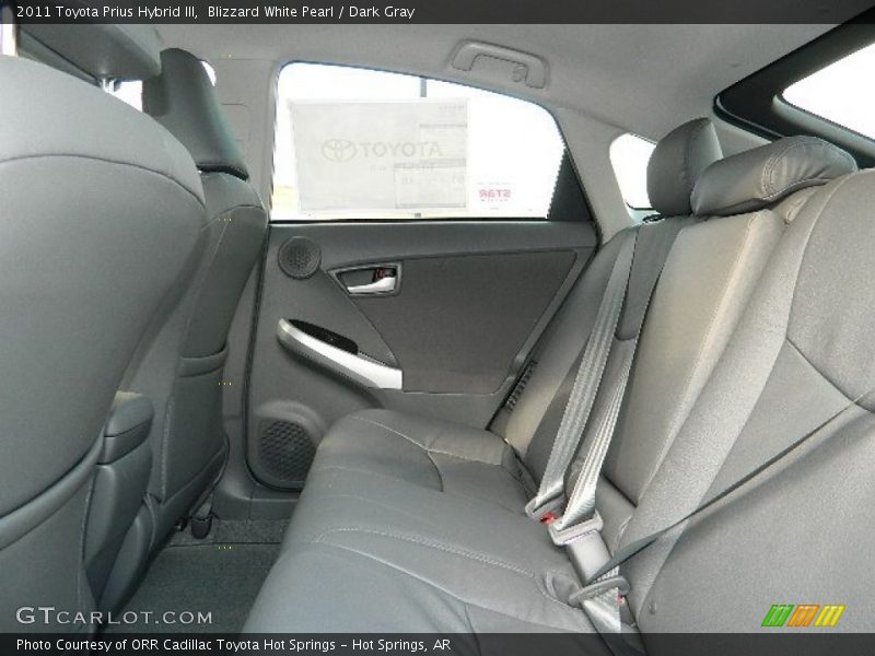 Blizzard White Pearl / Dark Gray 2011 Toyota Prius Hybrid III