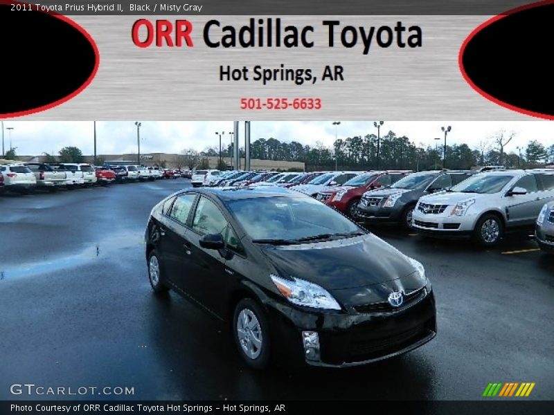 Black / Misty Gray 2011 Toyota Prius Hybrid II