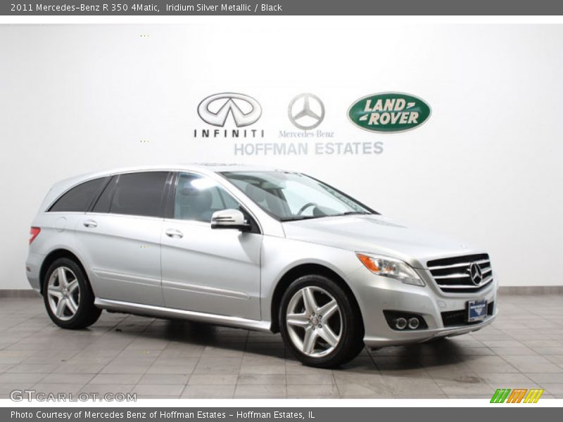 Iridium Silver Metallic / Black 2011 Mercedes-Benz R 350 4Matic