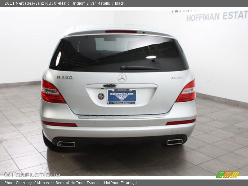 Iridium Silver Metallic / Black 2011 Mercedes-Benz R 350 4Matic