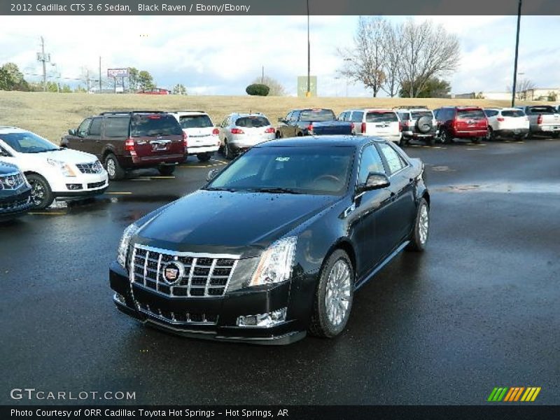 Black Raven / Ebony/Ebony 2012 Cadillac CTS 3.6 Sedan