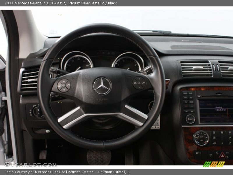 Iridium Silver Metallic / Black 2011 Mercedes-Benz R 350 4Matic