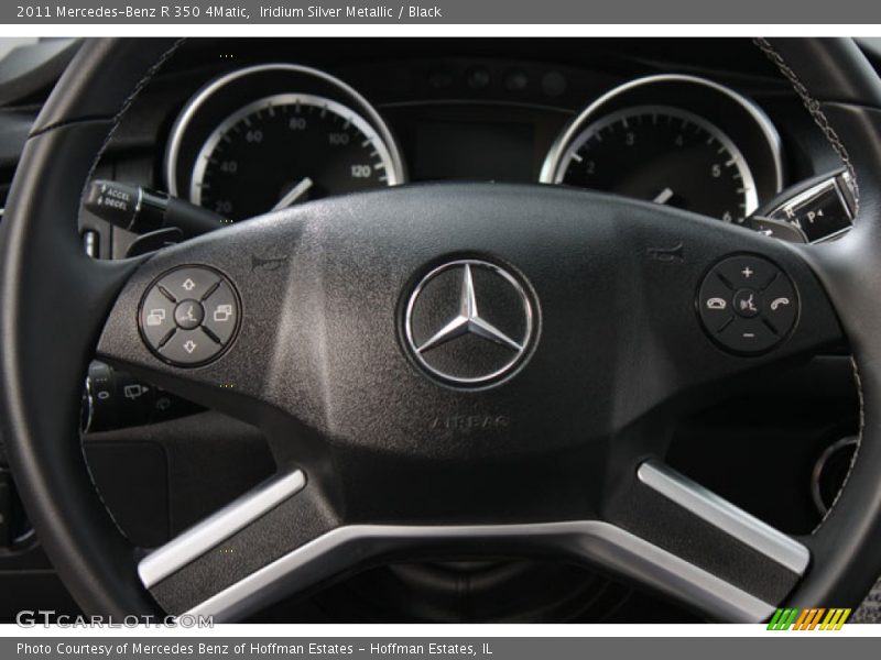 Iridium Silver Metallic / Black 2011 Mercedes-Benz R 350 4Matic