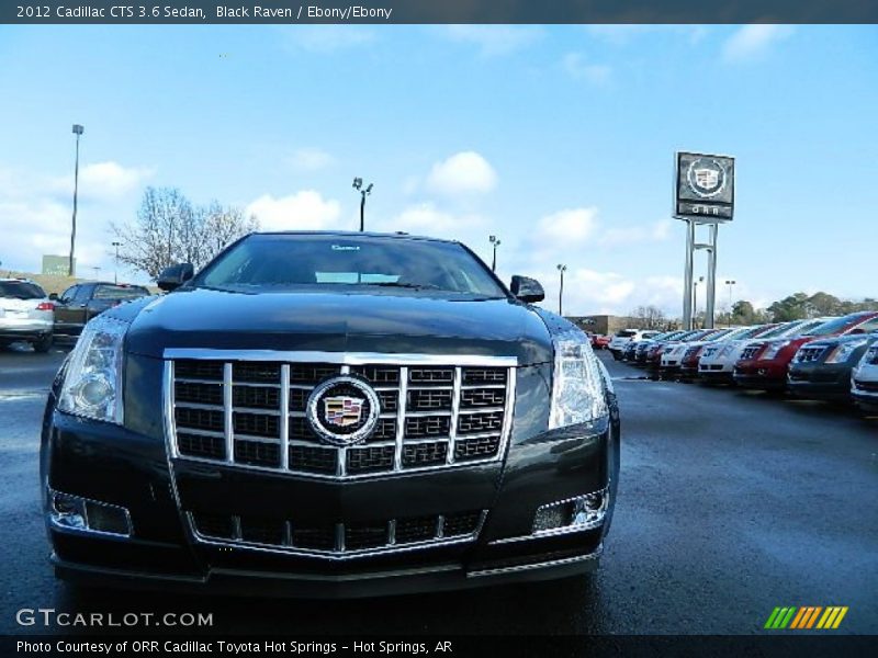 Black Raven / Ebony/Ebony 2012 Cadillac CTS 3.6 Sedan