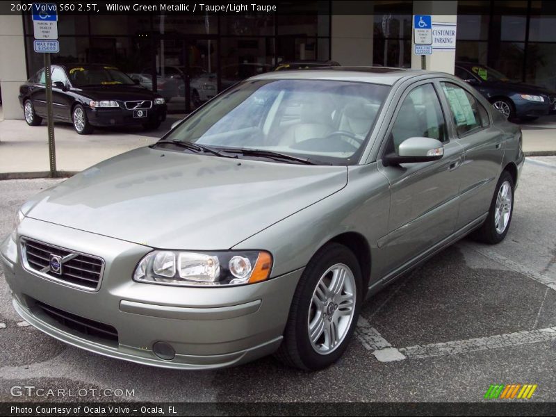 Willow Green Metallic / Taupe/Light Taupe 2007 Volvo S60 2.5T