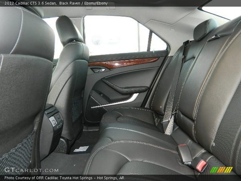 Black Raven / Ebony/Ebony 2012 Cadillac CTS 3.6 Sedan