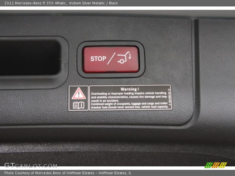 Iridium Silver Metallic / Black 2011 Mercedes-Benz R 350 4Matic