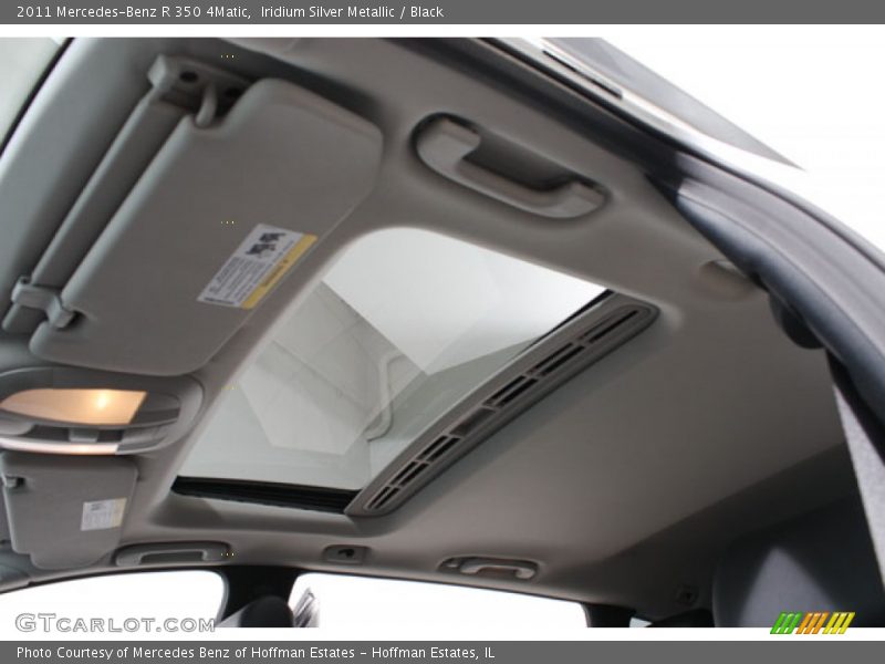 Iridium Silver Metallic / Black 2011 Mercedes-Benz R 350 4Matic