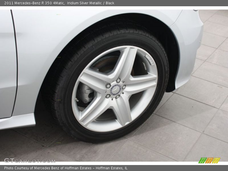 Iridium Silver Metallic / Black 2011 Mercedes-Benz R 350 4Matic