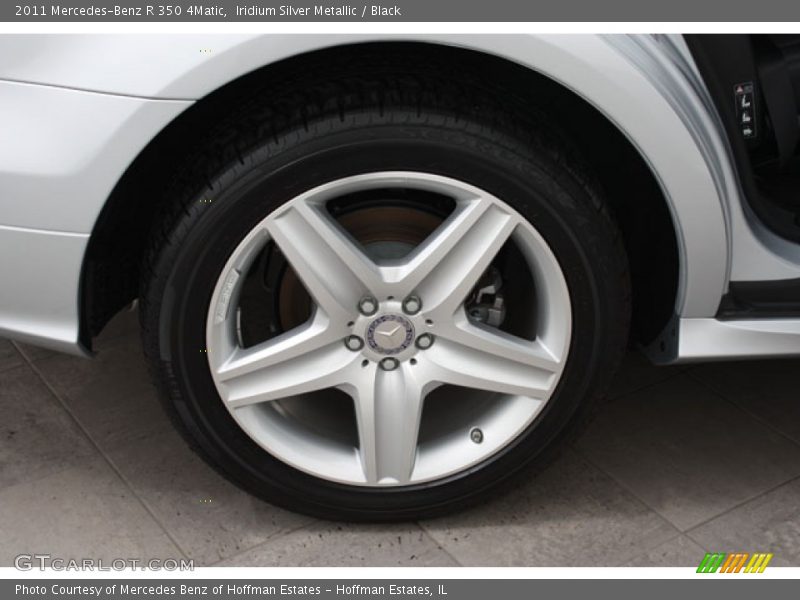 Iridium Silver Metallic / Black 2011 Mercedes-Benz R 350 4Matic