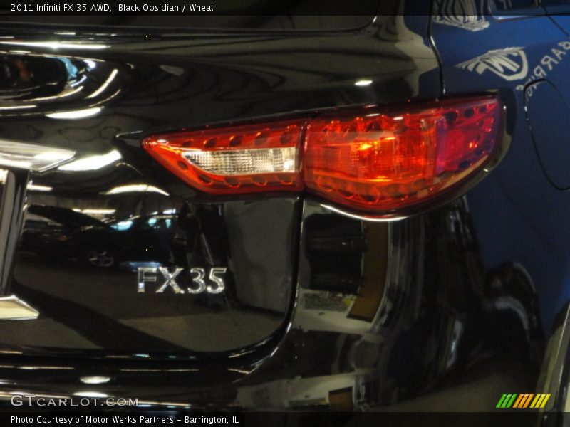 Black Obsidian / Wheat 2011 Infiniti FX 35 AWD