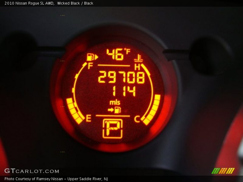 Wicked Black / Black 2010 Nissan Rogue SL AWD