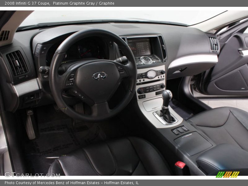 Platinum Graphite Gray / Graphite 2008 Infiniti G 37 Coupe