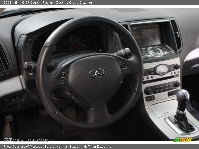 Platinum Graphite Gray / Graphite 2008 Infiniti G 37 Coupe