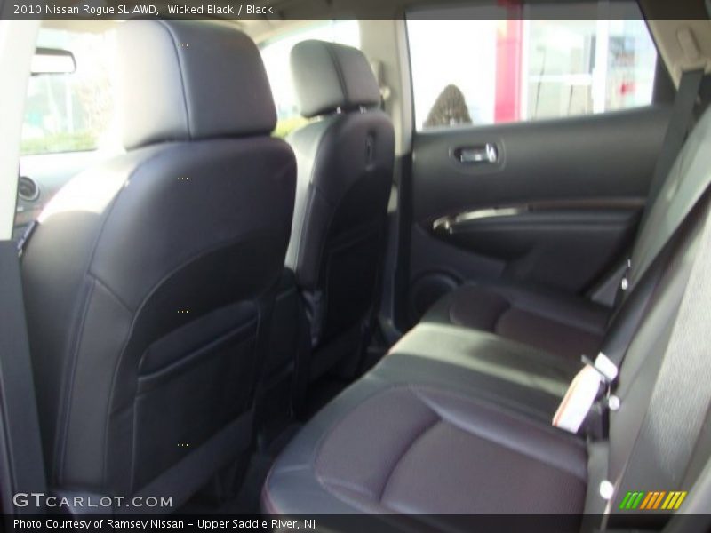 Wicked Black / Black 2010 Nissan Rogue SL AWD