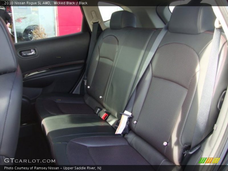 Wicked Black / Black 2010 Nissan Rogue SL AWD
