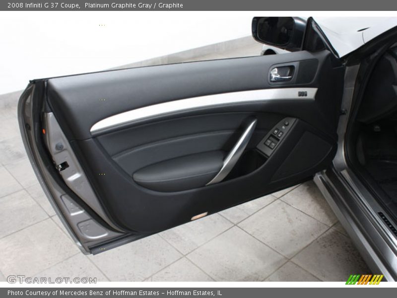 Platinum Graphite Gray / Graphite 2008 Infiniti G 37 Coupe