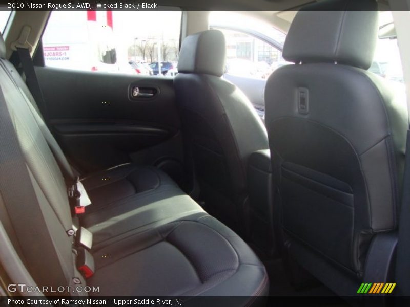 Wicked Black / Black 2010 Nissan Rogue SL AWD