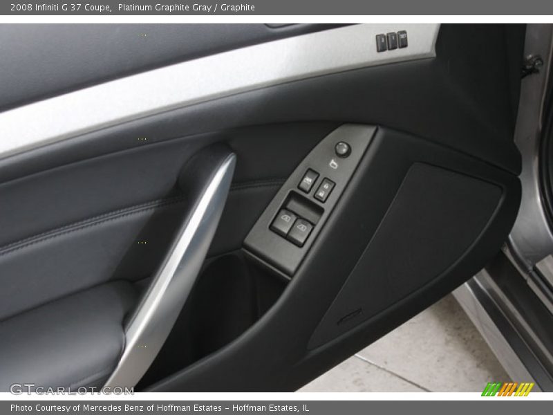 Platinum Graphite Gray / Graphite 2008 Infiniti G 37 Coupe