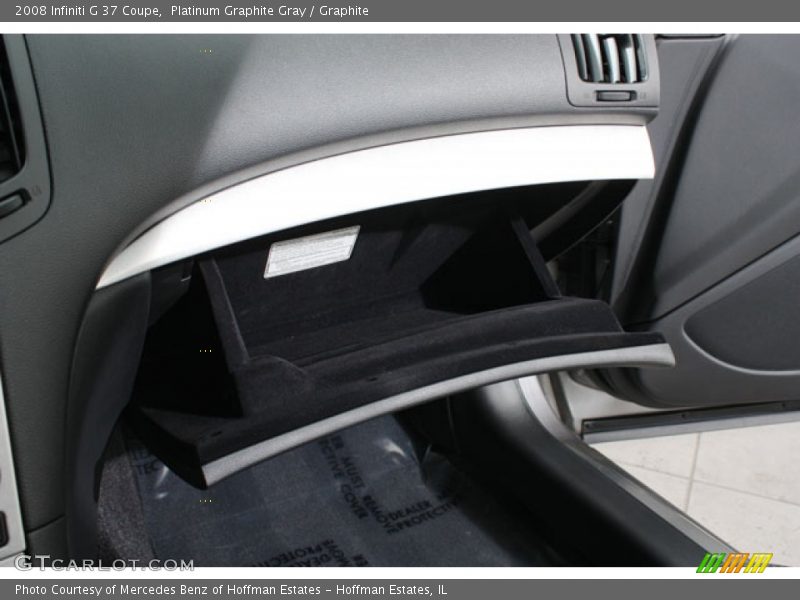 Platinum Graphite Gray / Graphite 2008 Infiniti G 37 Coupe