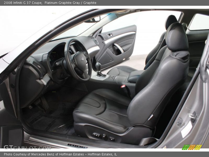 Platinum Graphite Gray / Graphite 2008 Infiniti G 37 Coupe