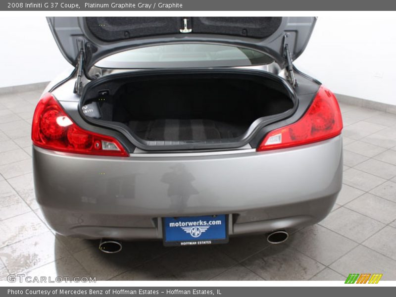 Platinum Graphite Gray / Graphite 2008 Infiniti G 37 Coupe