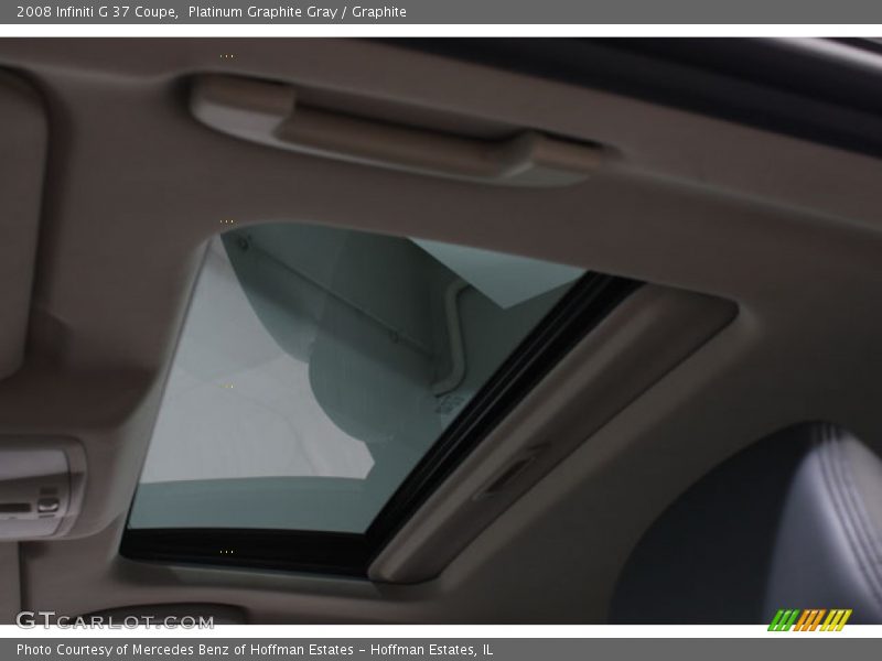 Platinum Graphite Gray / Graphite 2008 Infiniti G 37 Coupe