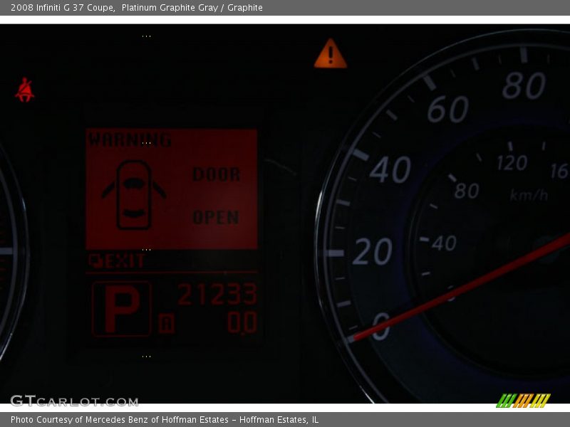 Platinum Graphite Gray / Graphite 2008 Infiniti G 37 Coupe