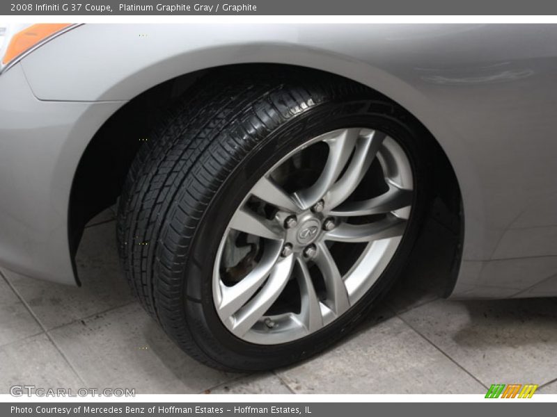 Platinum Graphite Gray / Graphite 2008 Infiniti G 37 Coupe