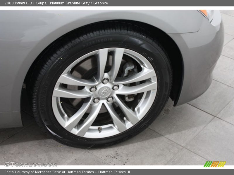 Platinum Graphite Gray / Graphite 2008 Infiniti G 37 Coupe