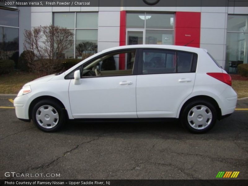 Fresh Powder / Charcoal 2007 Nissan Versa S