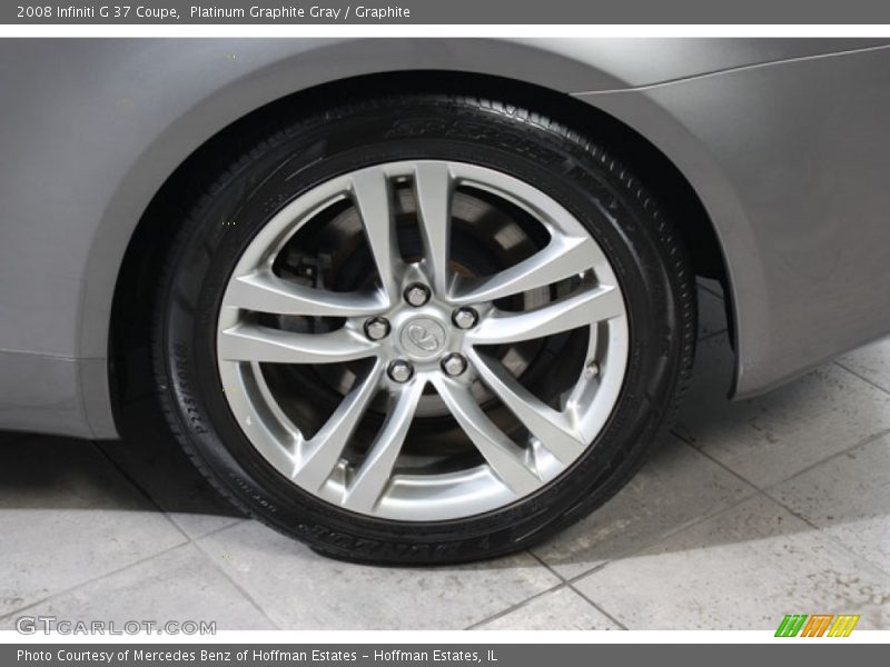 Platinum Graphite Gray / Graphite 2008 Infiniti G 37 Coupe