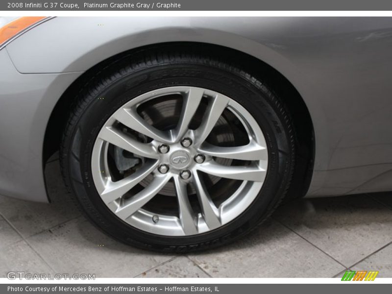 Platinum Graphite Gray / Graphite 2008 Infiniti G 37 Coupe