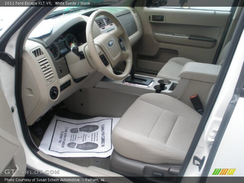 White Suede / Stone 2011 Ford Escape XLT V6