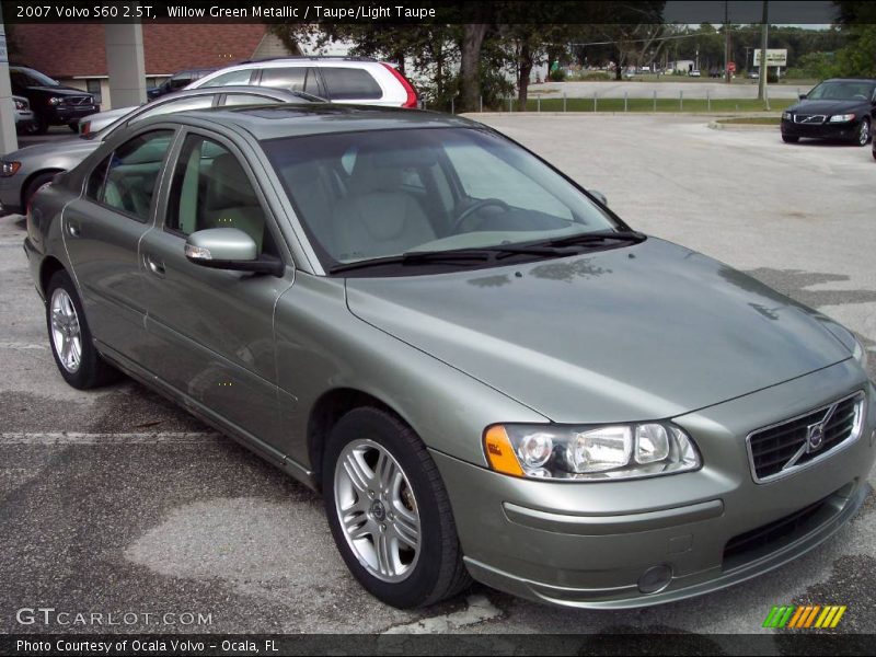 Willow Green Metallic / Taupe/Light Taupe 2007 Volvo S60 2.5T