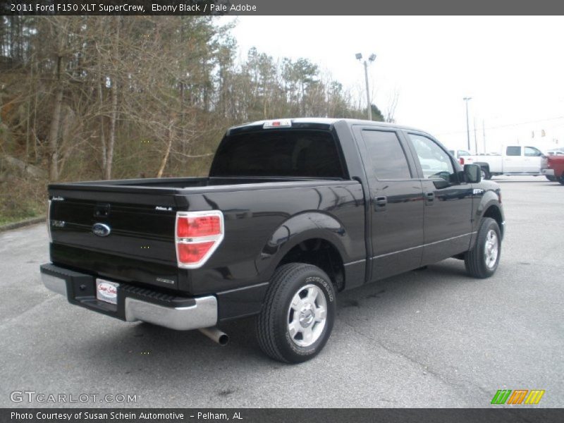 Ebony Black / Pale Adobe 2011 Ford F150 XLT SuperCrew