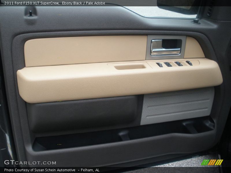 Ebony Black / Pale Adobe 2011 Ford F150 XLT SuperCrew