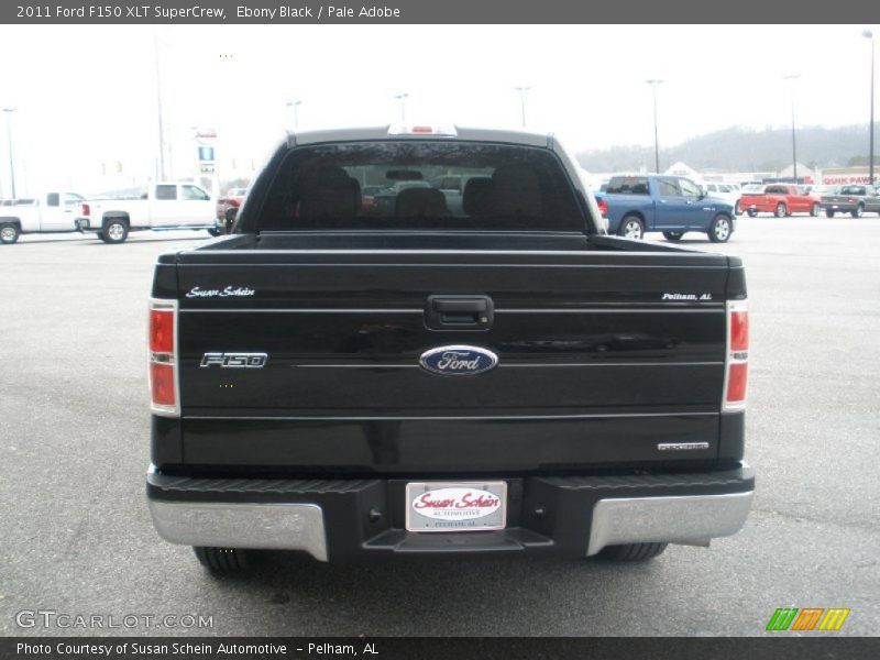 Ebony Black / Pale Adobe 2011 Ford F150 XLT SuperCrew