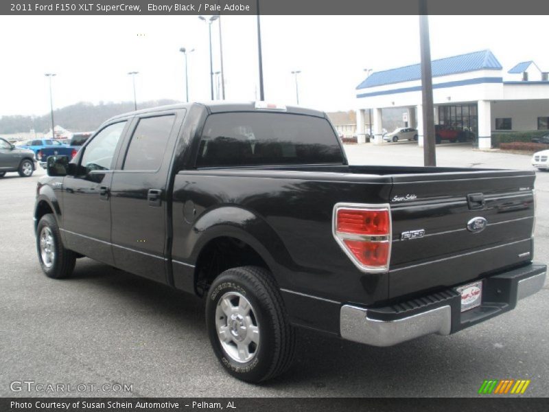 Ebony Black / Pale Adobe 2011 Ford F150 XLT SuperCrew