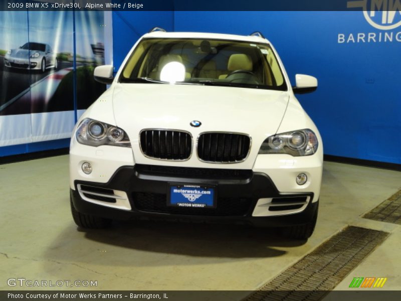 Alpine White / Beige 2009 BMW X5 xDrive30i