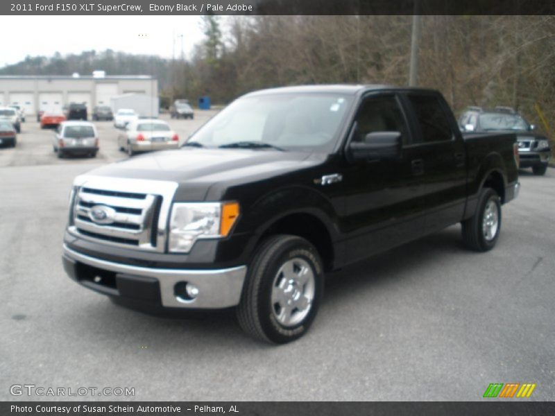 Ebony Black / Pale Adobe 2011 Ford F150 XLT SuperCrew