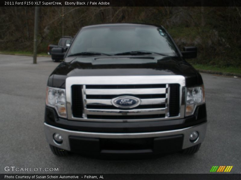 Ebony Black / Pale Adobe 2011 Ford F150 XLT SuperCrew