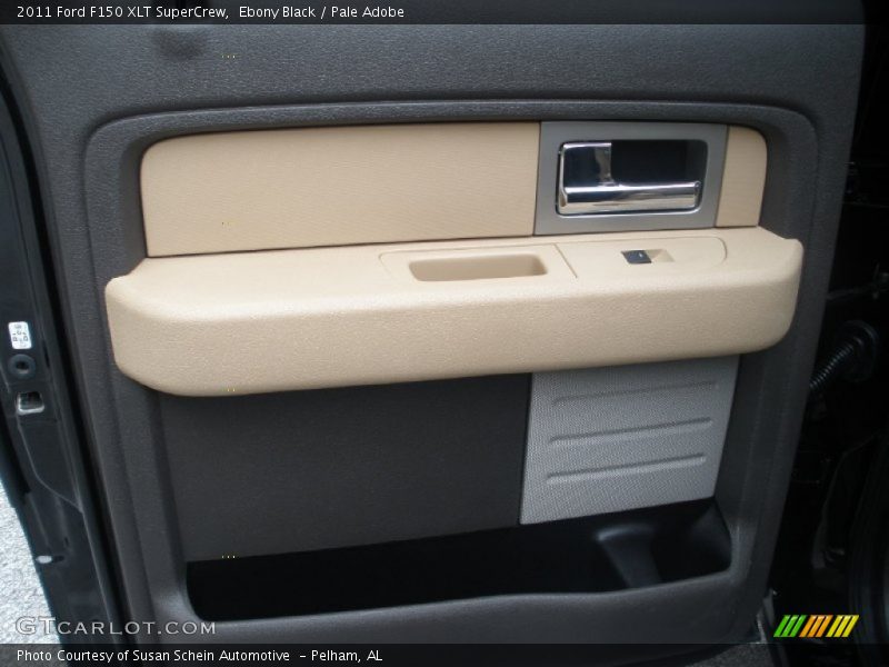 Ebony Black / Pale Adobe 2011 Ford F150 XLT SuperCrew