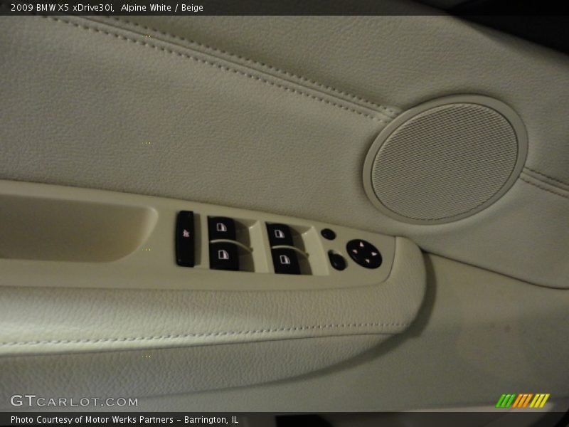 Alpine White / Beige 2009 BMW X5 xDrive30i