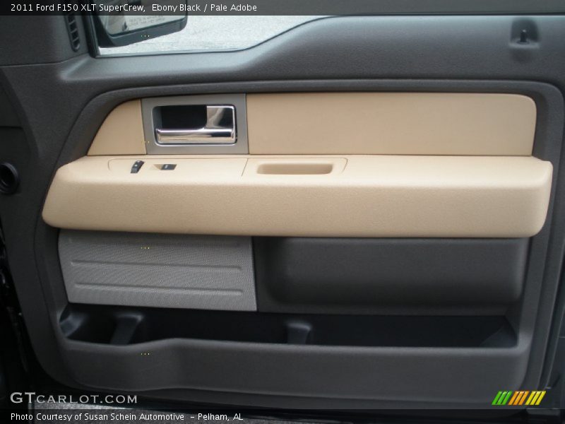 Ebony Black / Pale Adobe 2011 Ford F150 XLT SuperCrew