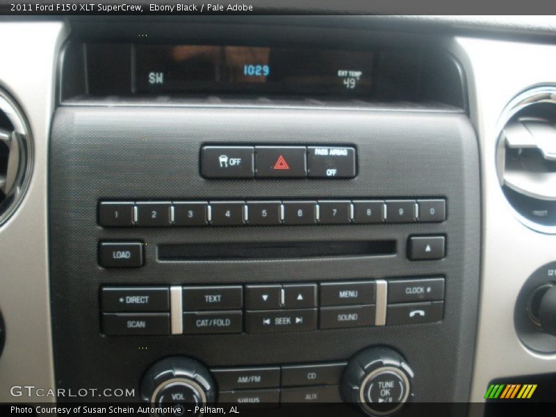 Ebony Black / Pale Adobe 2011 Ford F150 XLT SuperCrew