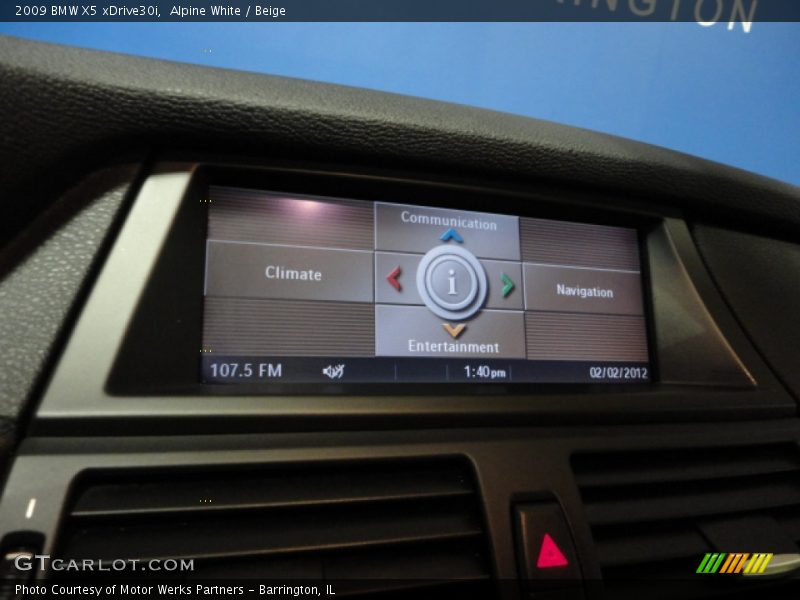 Alpine White / Beige 2009 BMW X5 xDrive30i