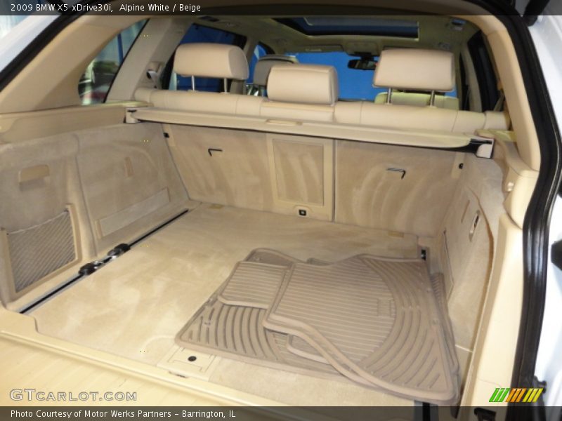 Alpine White / Beige 2009 BMW X5 xDrive30i