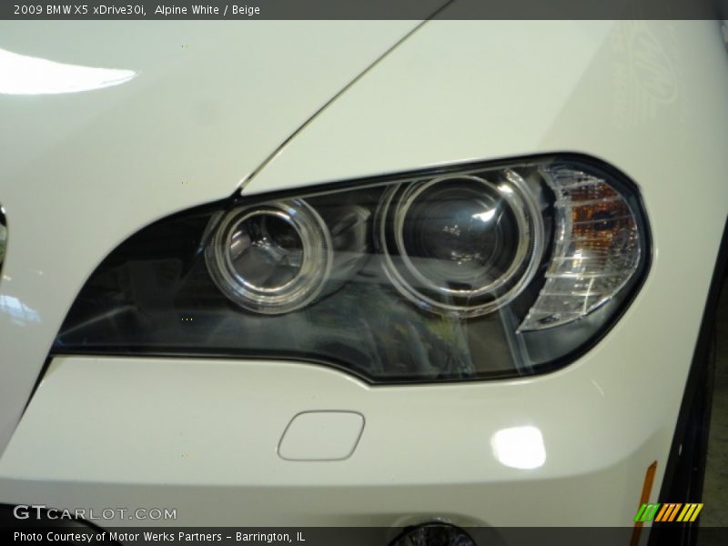 Alpine White / Beige 2009 BMW X5 xDrive30i